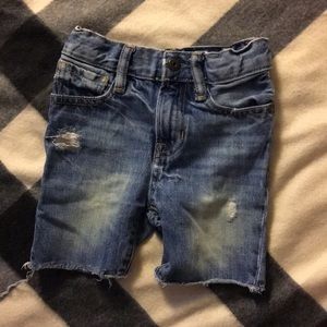Gap denim faded cool cutoff shorts 18-24m